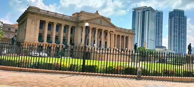 Spotted Colombo Municipal Council Building/Town Hall - where colonial architecture meets the city’s modern skyline.