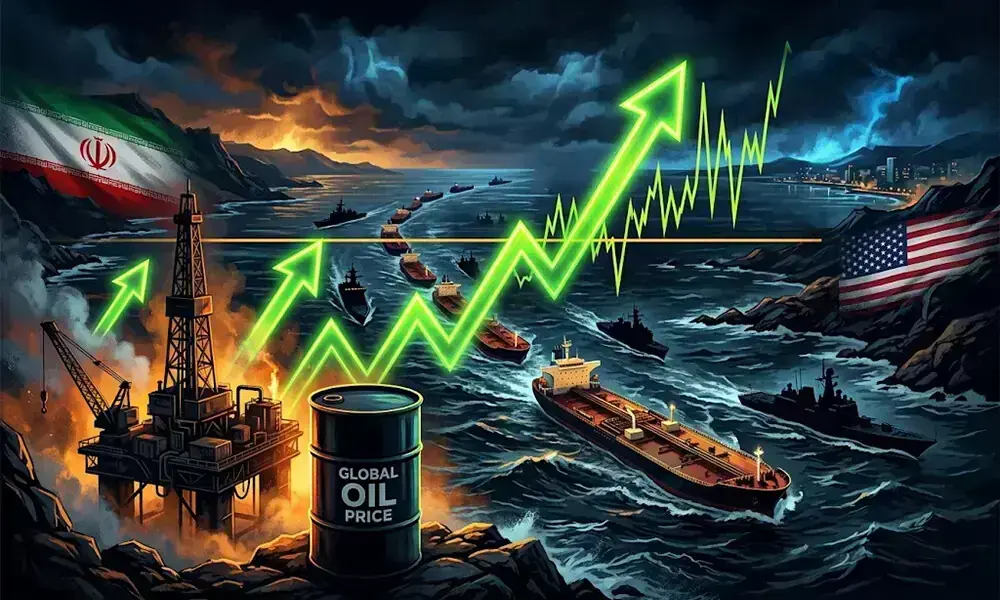 Oil prices rise over 6pc