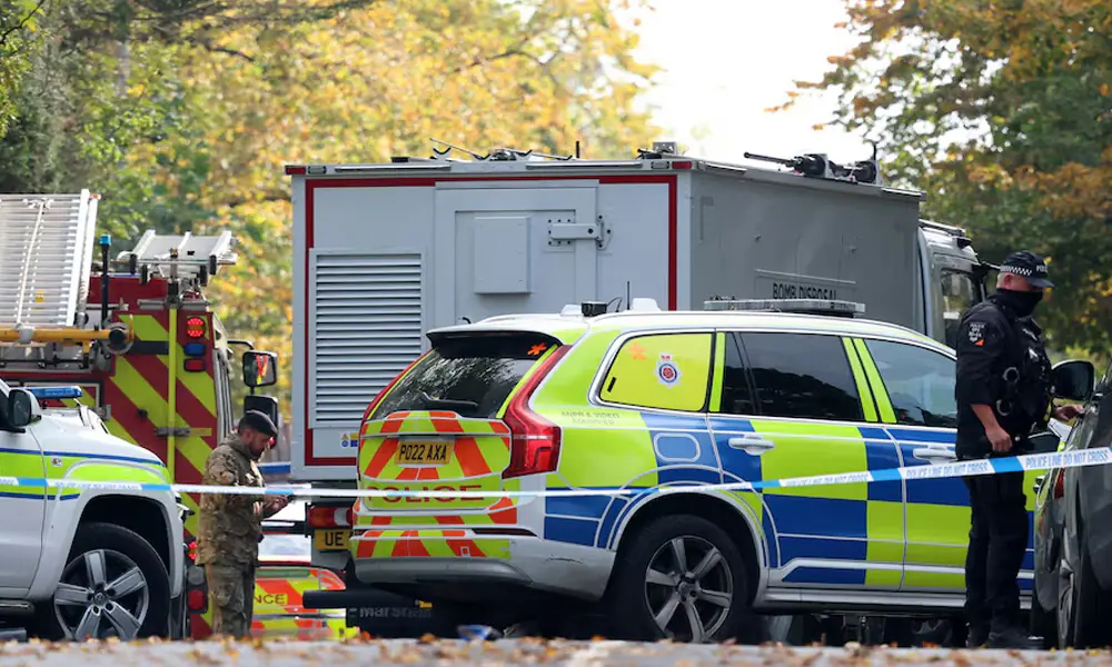 Two dead, three injured after explosion in southern England, police say