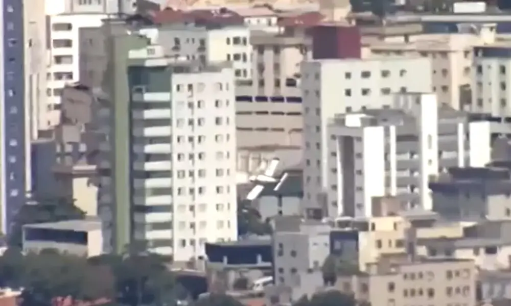 Two killed after small plane crashes into building in Belo Horizonte, Brazil