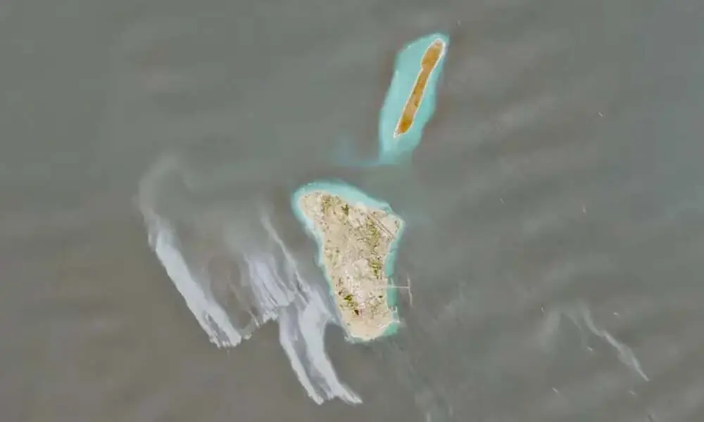 Near Iran’s Kharg Island export hub: Suspected oil spill seen on satellite images