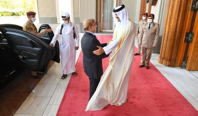 PM Shehbaz, Qatar premier discuss regional situation, peace efforts