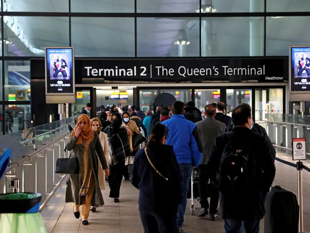 London Heathrow airport traffic dips due to Mideast war