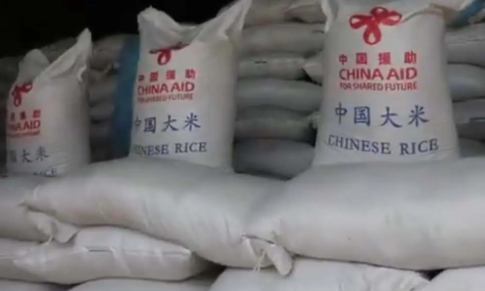 Cuba receives shipment of rice donated by China