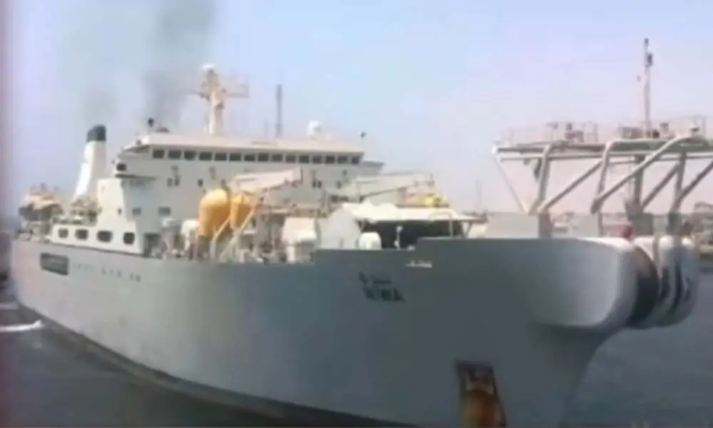 Two cargo ships collide near Karachi port