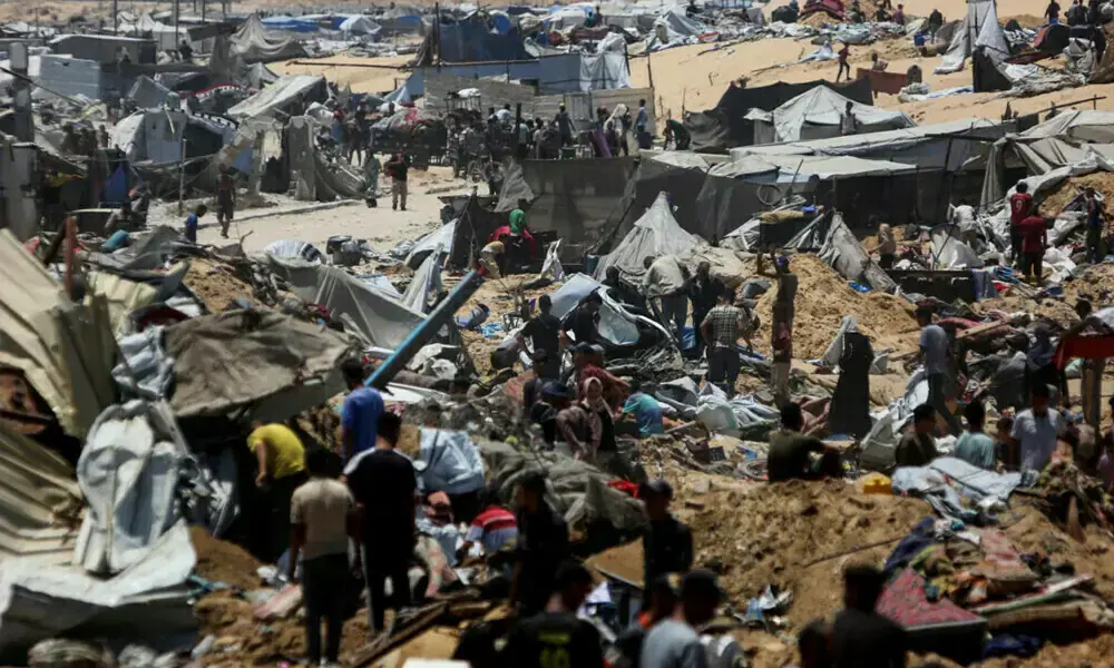Israeli strike kills at least two at Gaza seaport cafe, medics say