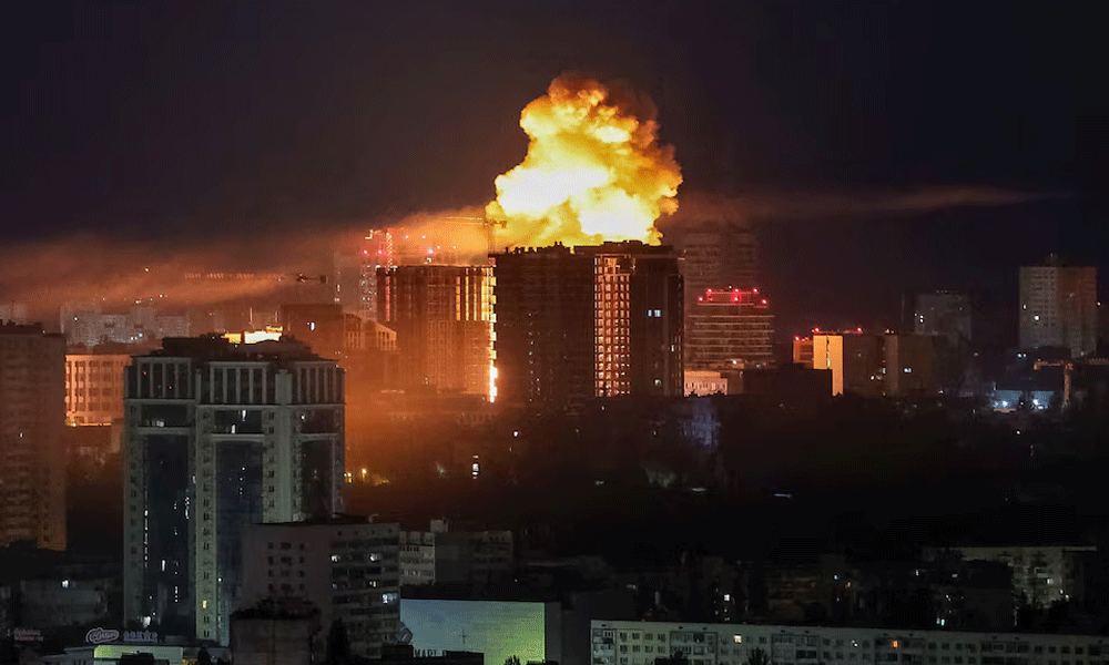 Russian drones, missiles strike Ukraine in major attack; 10 dead, dozens wounded