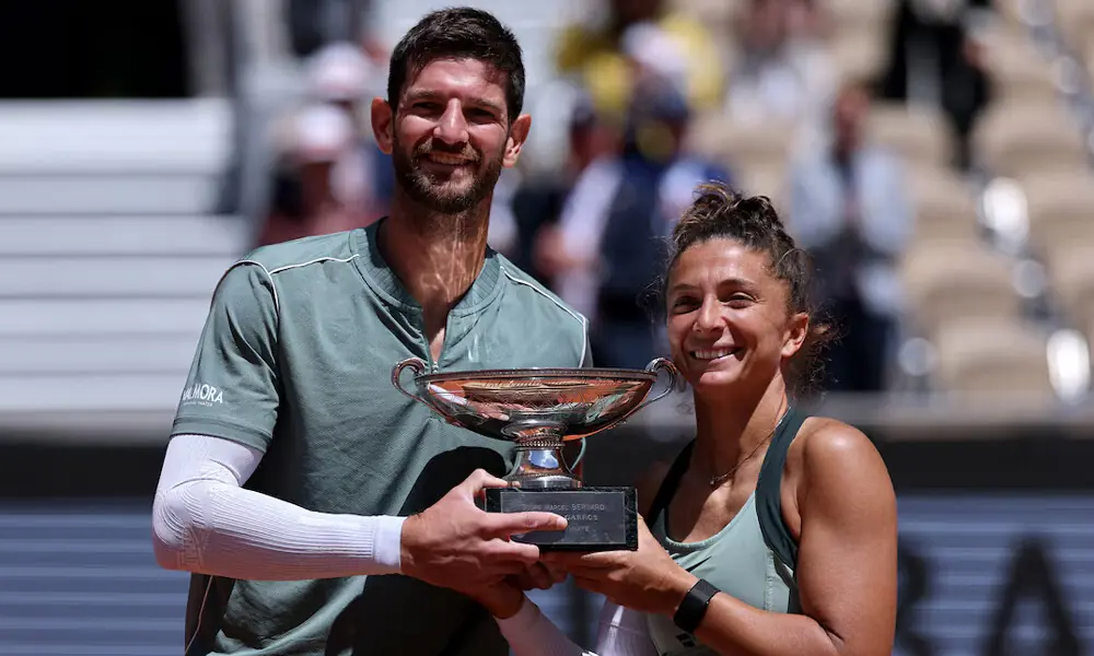 Errani and Vavassori retain French Open mixed doubles title