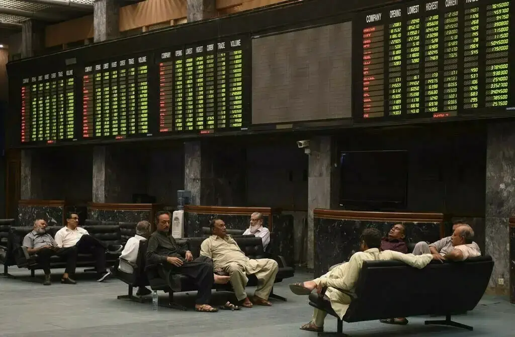 Equities see volatile start as KSE-100 swings amid