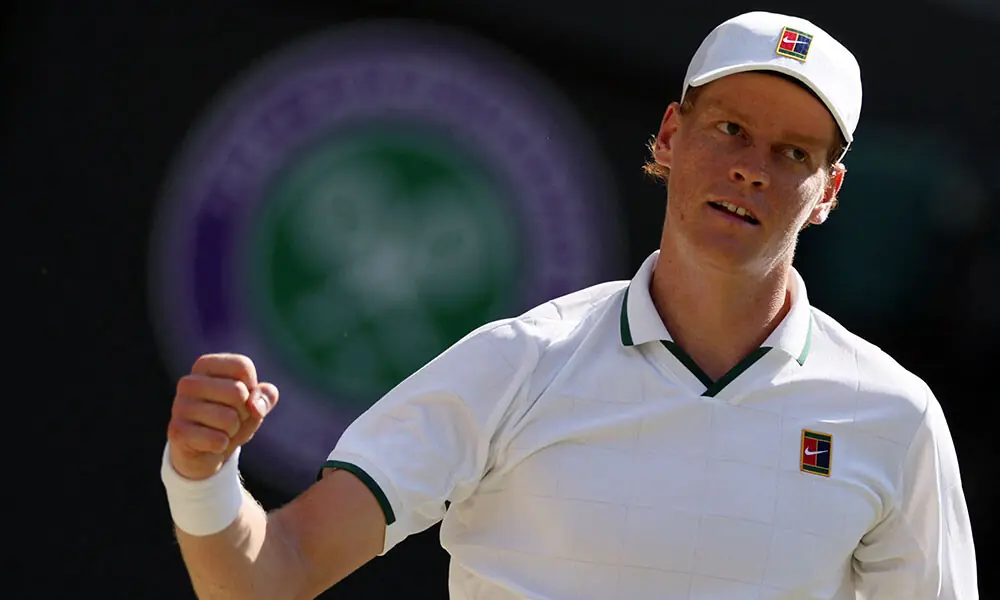 Sinner eyes Djokovic showdown after moving into Wimbledon semis