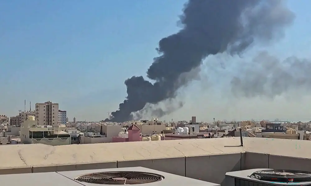 Kuwait says Iranian strikes hit power plant, oil facility