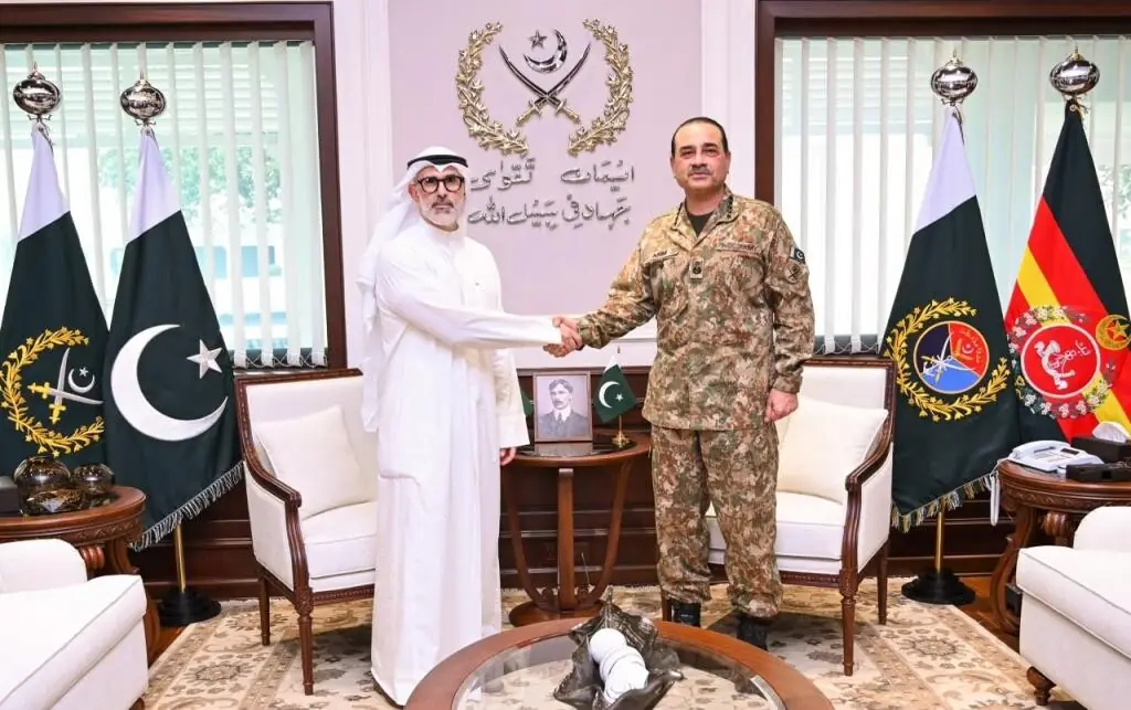 Kuwaiti FM meets Field Marshal Munir, discusses regional security, bilateral ties