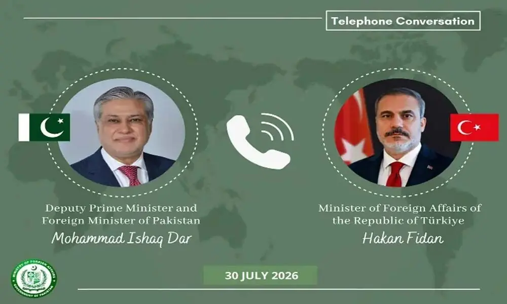 Dar, Türkiye FM talk on situation in Palestine