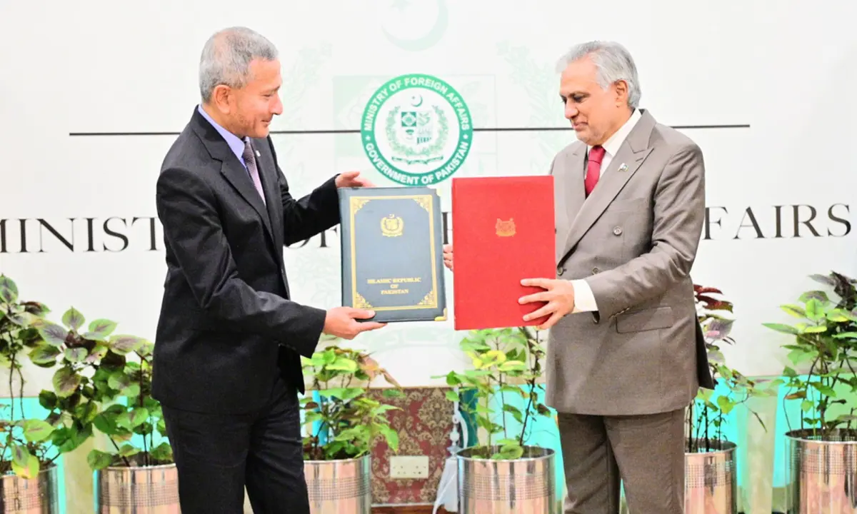 Pakistan, Singapore sign MoU on disaster management cooperation