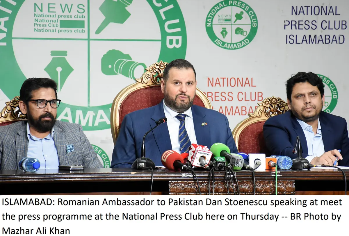 Pakistan-Romania trade offers huge room for growth, says Romanian envoy