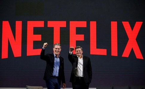 Netflix names content chief Ted Sarandos co-CEO, forecasts weaker growth
