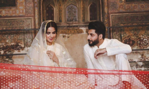 Saba Qamar and Bilal Saeed apologise for 'misunderstood' video shot at Wazir Khan Mosque