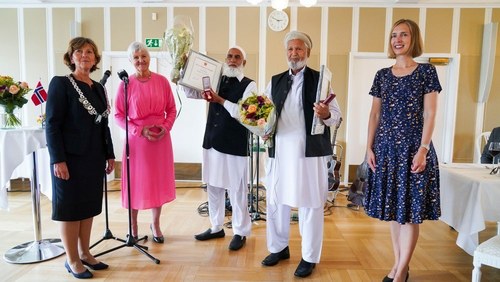 Norway presents medals to Rafiq, Iqbal on one-year anniversary of Al-Noor mosque terror attack