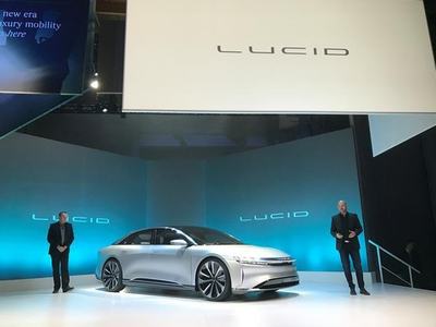 Lucid says its new electric sedan is first EV with 500-mile range