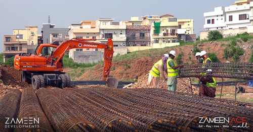 Construction work begins on Zameen Ace Mall in DHA Islamabad