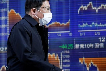 Asian stocks edge lower after Wall Street dips in month-end trade