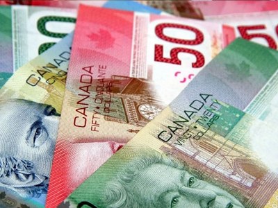 C$ recovers from 6-week low as global markets trade steadier