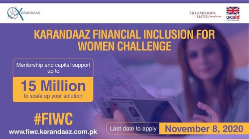 Karandaaz opens applications for Financial Inclusion for Women Challenge