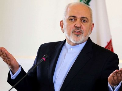 Iranian FM arrives