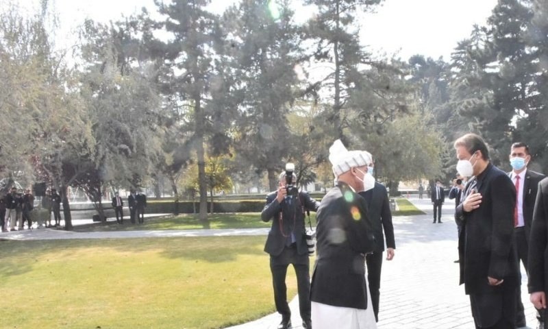 Prime Minister Imran Khan meets President Ashraf Ghani