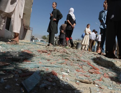 14 dead as twin blasts rock historic Afghan city