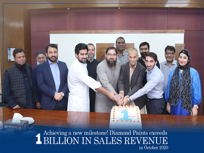 Diamond Paints Sales Revenue Surpass Rs. 1 Billion in October 2020