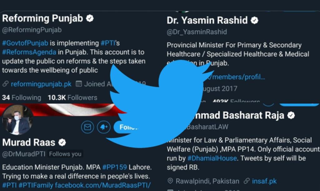 After federal, Govt of Punjab officials get verified twitter accounts