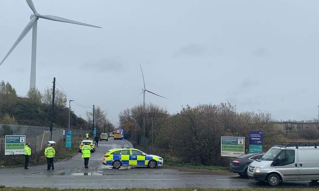 Multiple casualties at English warehouse blast, fire brigade says