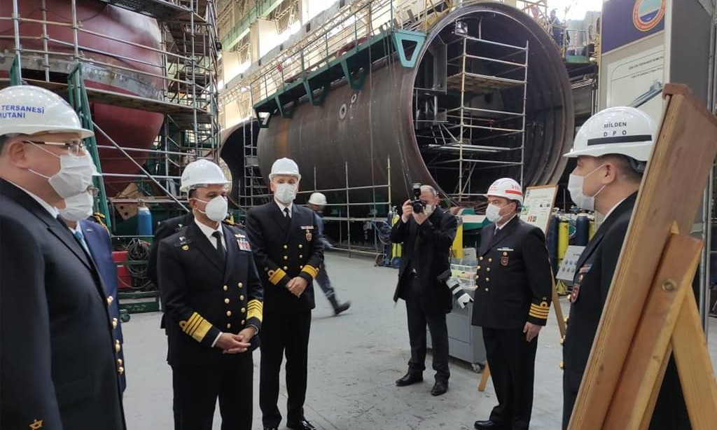 Naval Chief visits Turkish Naval Shipyards