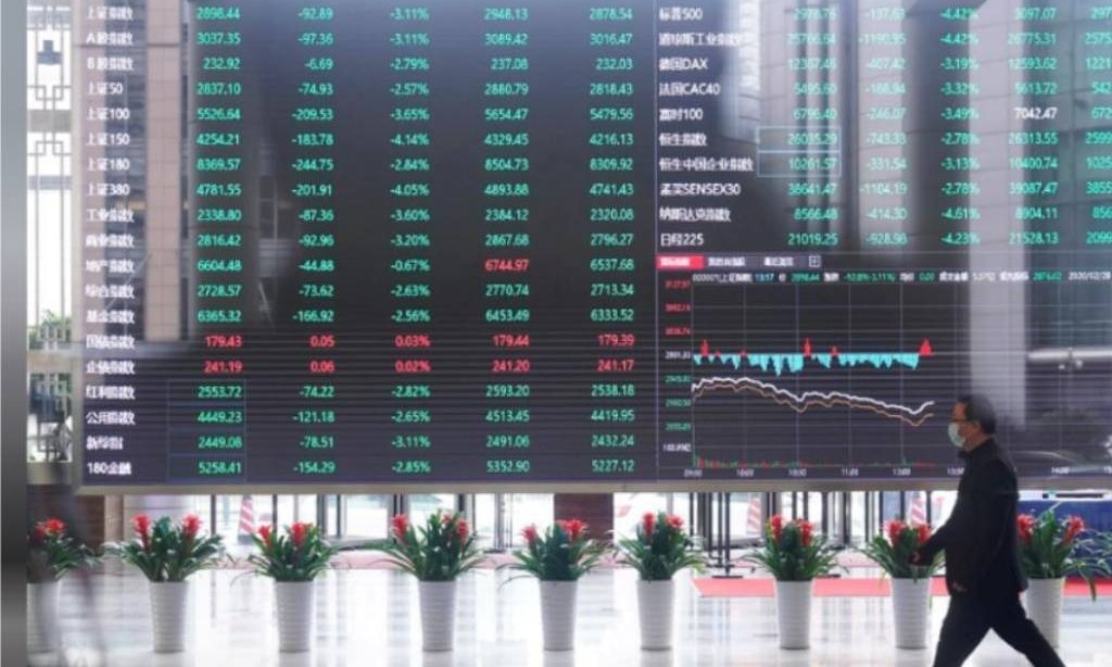 Asian shares slip from all-time highs; oil falls on virus case surge