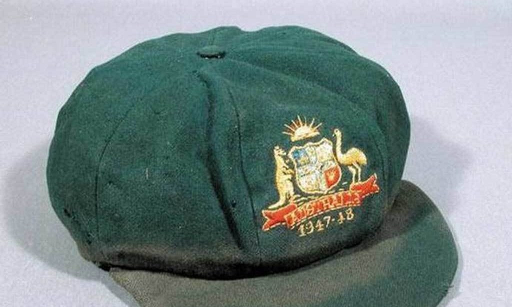 Bradman's 'baggy green' cap from 1928 debut to be auctioned