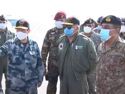CJCSC witnesses Pakistan-China Joint Air exercise