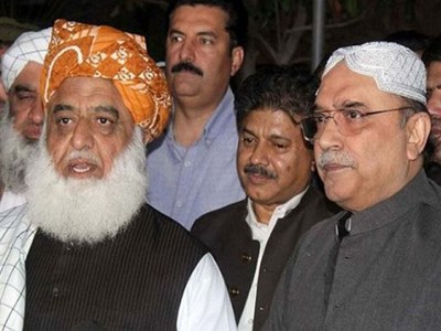Asif Zardari invites Fazlur Rehman to attend Benazir Bhutto&rsquo;s death anniversary