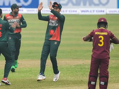 Bangladesh bowl out West Indies for 122 in ODI Bangladesh bowl out West Indies for 122 in ODI