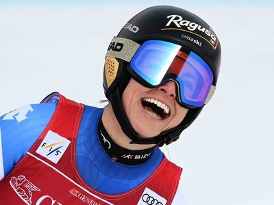 Gut-Behrami completes super-G hat-trick in Garmisch before worlds Gut-Behrami completes super-G hat-trick in Garmisch before worlds