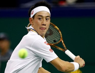 Japan's Nishikori 'kind of happy' despite falling at first hurdle Japan's Nishikori 'kind of happy' despite falling at first hurdle