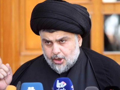Iraq's Sadr backs early vote in rare appearance