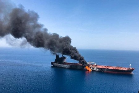 Israel says initial assessment is Iran behind explosion on Israeli-owned ship
