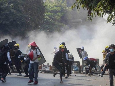 Seven dead as Myanmar security forces fire at protesters