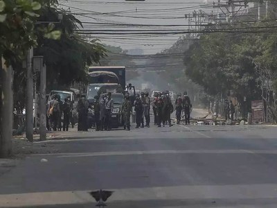 Myanmar forces target railway workers over anti-coup strike