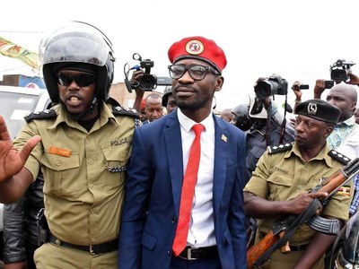 Uganda opposition leader arrested in anti-Museveni protest