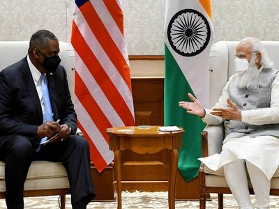 China dominates Pentagon chief's first India visit