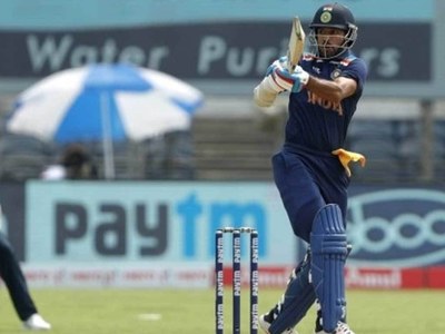 Dhawan, Krishna star as India thrash England in first ODI