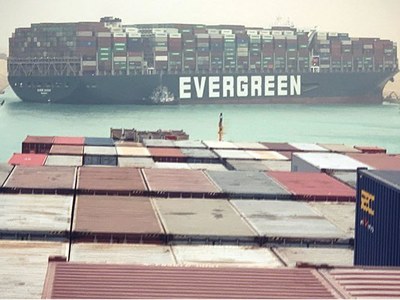 Ship in blocked convoy in Egypt's Suez Canal on move: report