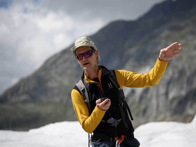 Swiss glaciologist bears witness to relentless Alpine glacier melt Swiss glaciologist bears witness to relentless Alpine glacier melt